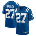 Kooe IN.Colts #27 Justin Walley Player Royal Home Game Stitched Jerseys