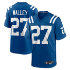 Kooe IN.Colts #27 Justin Walley Player Royal Home Game Stitched Jerseys