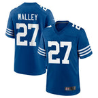 Kooe IN.Colts #27 Justin Walley Player Royal Limited Home Game Stitched Jerseys
