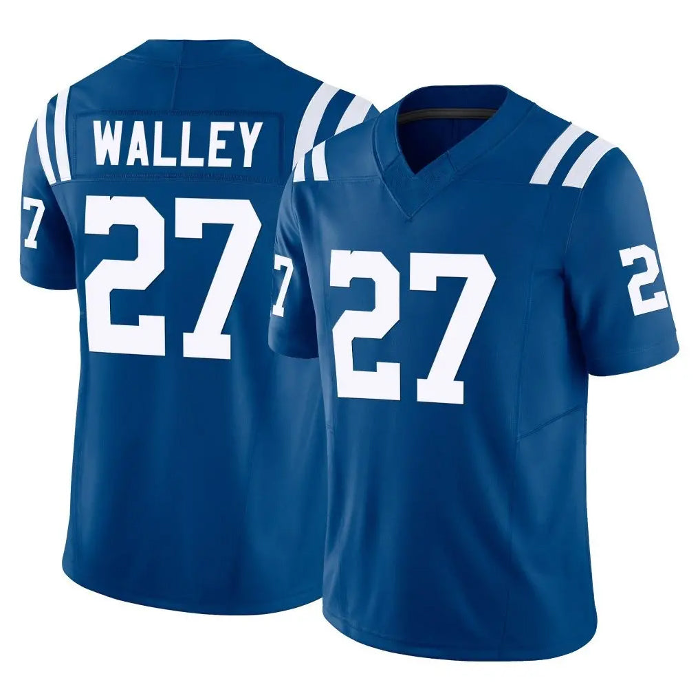 Kooe IN.Colts #27 Justin Walley Player Royal Limited Vapor F.U.S.E. Home Game Stitched Jerseys