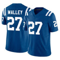 Kooe IN.Colts #27 Justin Walley Player Royal Limited Vapor F.U.S.E. Home Game Stitched Jerseys