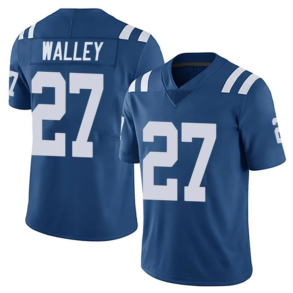 Kooe IN.Colts #27 Justin Walley Player Royal Limited Vapor Untouchable Home Game Stitched Jerseys