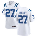 Kooe IN.Colts #27 Justin Walley Player White Home Game Stitched Jerseys