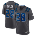 Kooe IN.Colts #28 Jonathan Taylor Anthracite 2026 Rivalries Collection Game Stitched Jerseys