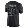 Kooe IN.Colts #28 Jonathan Taylor Player RFLCTV Limited Black Stitched Jerseys