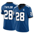 Kooe IN.Colts #28 Jonathan Taylor Player Royal Limited Indiana Nights Alternate Vapor F.U.S.E. Home Game Stitched Jerseys