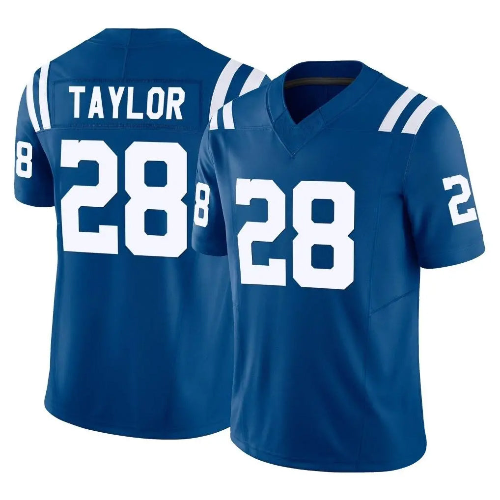 Kooe IN.Colts #28 Jonathan Taylor Player Royal Limited Vapor F.U.S.E. Home Game Stitched Jerseys