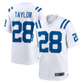 Kooe IN.Colts #28 Jonathan Taylor Player White Home Game Stitched Jerseys