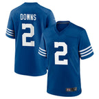 Kooe IN.Colts #2 Josh Downs Bynum Player Royal Limited Home Game Stitched Jerseys