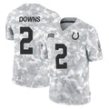Kooe IN.Colts #2 Josh Downs Player Arctic Camo Salute To Service Limited Game Stitched Jerseys