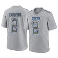 Kooe IN.Colts #2 Josh Downs Player Gray Atmosphere Fashion Home Game Stitched Jerseys