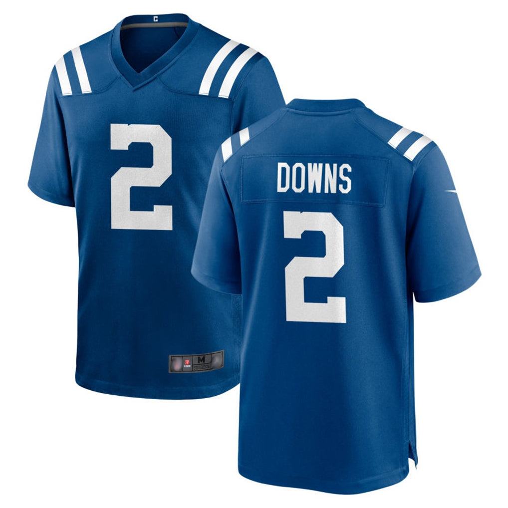 Kooe IN.Colts #2 Josh Downs Player Royal Home Game Stitched Jerseys
