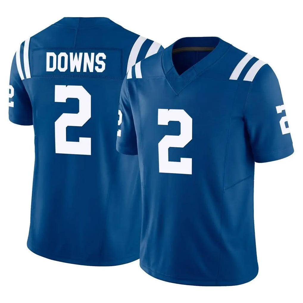 Kooe IN.Colts #2 Josh Downs Player Royal Limited Vapor F.U.S.E. Home Game Stitched Jerseys