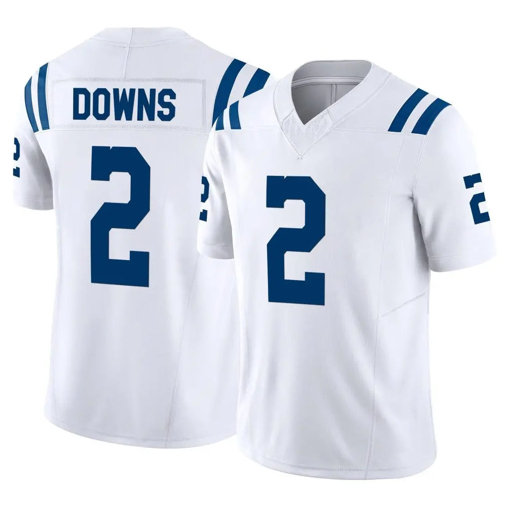 Kooe IN.Colts #2 Josh Downs Player White Limited Vapor F.U.S.E. Home Game Stitched Jerseys