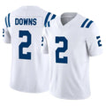 Kooe IN.Colts #2 Josh Downs Player White Limited Vapor F.U.S.E. Home Game Stitched Jerseys