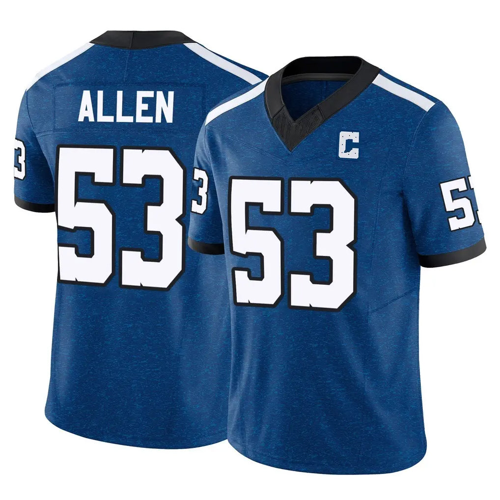 Kooe IN.Colts #53 CJ Allen Player Royal Limited Indiana Nights Alternate Vapor F.U.S.E. Home Game Stitched Jerseys