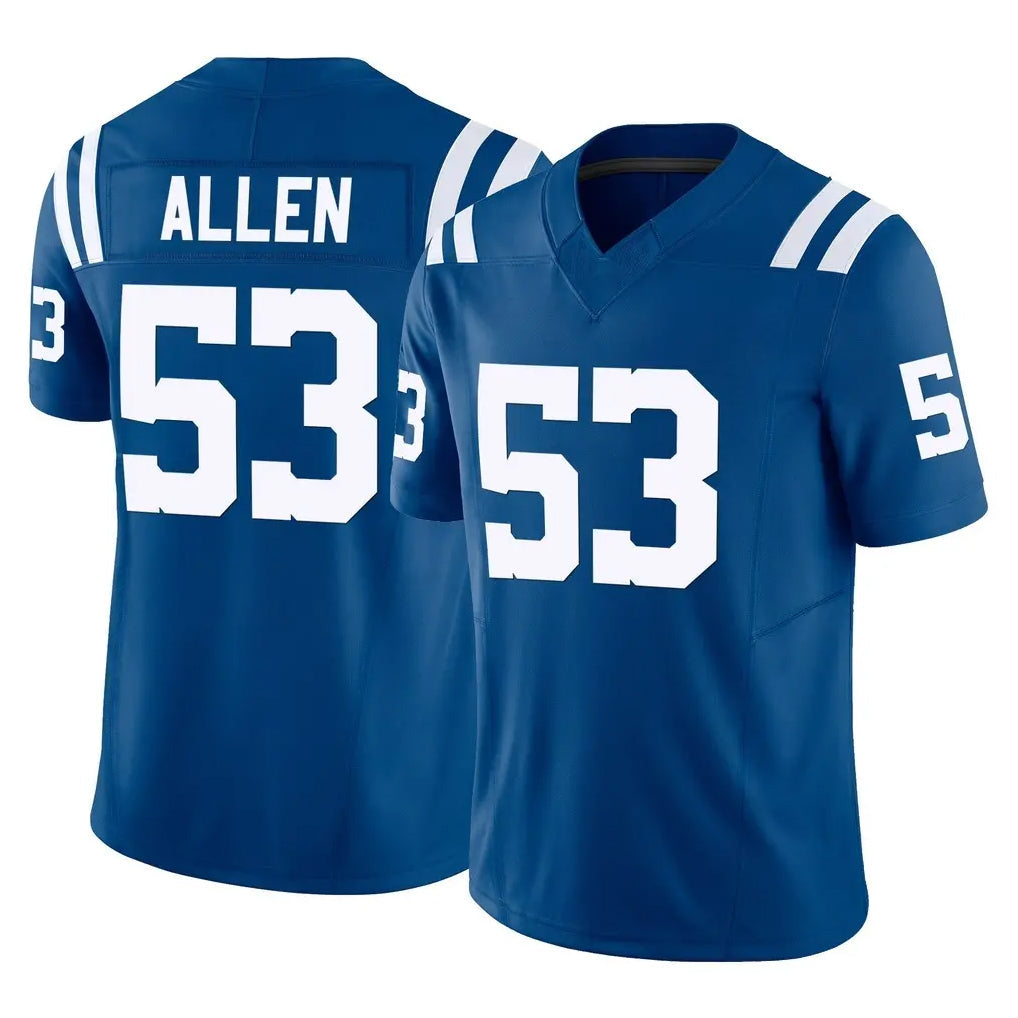 Kooe IN.Colts #53 CJ Allen Player Royal Limited Vapor F.U.S.E. Home Game Stitched Jerseys