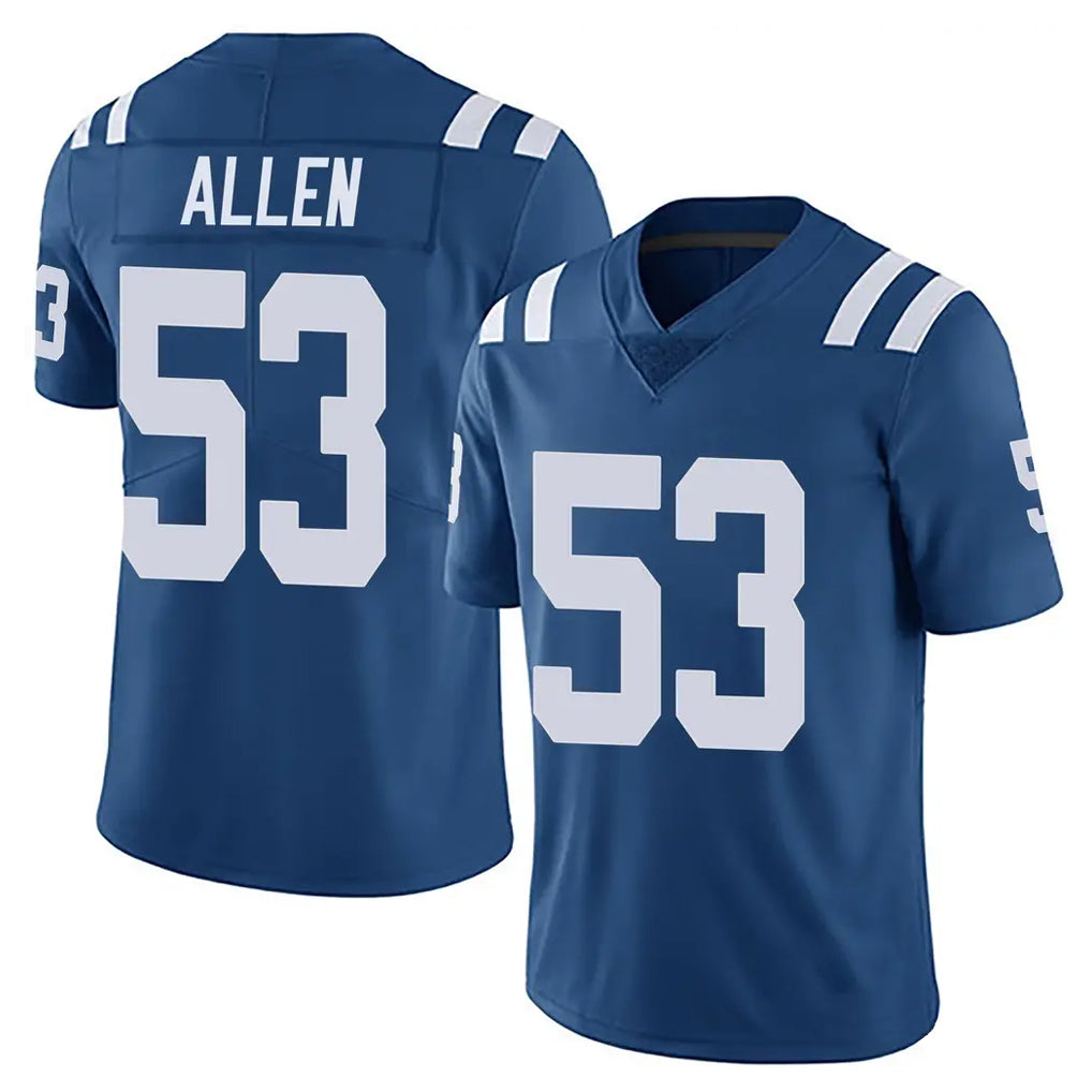 Kooe IN.Colts #53 CJ Allen Player Royal Limited Vapor Untouchable Home Game Stitched Jerseys