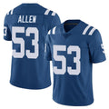 Kooe IN.Colts #53 CJ Allen Player Royal Limited Vapor Untouchable Home Game Stitched Jerseys