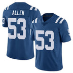 Kooe IN.Colts #53 CJ Allen Player Royal Limited Vapor Untouchable Home Game Stitched Jerseys