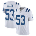 Kooe IN.Colts #53 CJ Allen Player White Limited Vapor Untouchable Home Game Stitched Jerseys