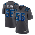 Kooe IN.Colts #56 Quenton Nelson Anthracite 2026 Rivalries Collection Game Stitched Jerseys