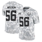 Kooe IN.Colts #56 Quenton Nelson Player Arctic Camo Salute To Service Limited Game Stitched Jerseys