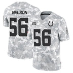 Kooe IN.Colts #56 Quenton Nelson Player Arctic Camo Salute to Service Limited Stitched Jerseys
