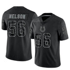 Kooe IN.Colts #56 Quenton Nelson Player RFLCTV Limited Black Stitched Jerseys