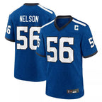 Kooe IN.Colts #56 Quenton Nelson Player Royal Alternate Indiana Nights Home Game Stitched Jerseys