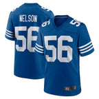 Kooe IN.Colts #56 Quenton Nelson Player Royal Limited Home Game Stitched Jerseys