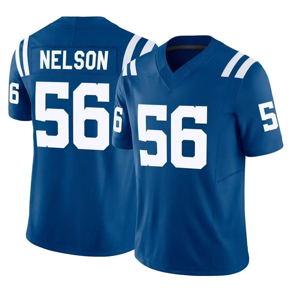 Kooe IN.Colts #56 Quenton Nelson Player Royal Limited Vapor F.U.S.E. Home Game Stitched Jerseys