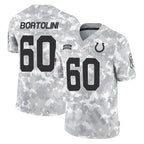 Kooe IN.Colts #60 Tanor Bortolini Player Arctic Camo Salute To Service Limited Game Stitched Jerseys