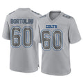 Kooe IN.Colts #60 Tanor Bortolini Player Gray Atmosphere Fashion Home Game Stitched Jerseys