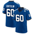 Kooe IN.Colts #60 Tanor Bortolini Player Royal Alternate Indiana Nights Home Game Stitched Jerseys