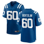 Kooe IN.Colts #60 Tanor Bortolini Player Royal Home Game Stitched Jerseys