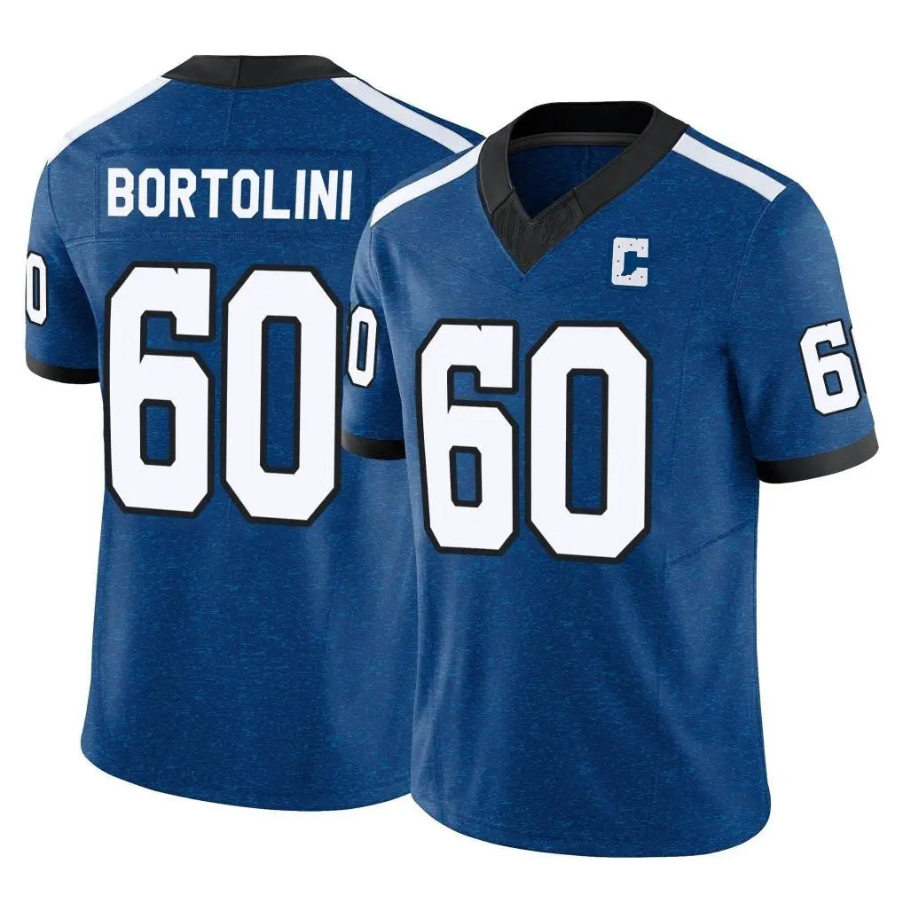Kooe IN.Colts #60 Tanor Bortolini Player Royal Limited Indiana Nights Alternate Vapor F.U.S.E. Home Game Stitched Jerseys
