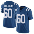 Kooe IN.Colts #60 Tanor Bortolini Player Royal Limited Vapor Untouchable Home Game Stitched Jerseys
