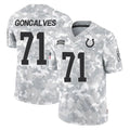 Kooe IN.Colts #71 Matt Goncalves Player Arctic Camo Salute To Service Limited Game Stitched Jerseys