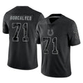 Kooe IN.Colts #71 Matt Goncalves Player Black Reflective Limited Game Stitched Jerseys