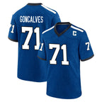 Kooe IN.Colts #71 Matt Goncalves Player Royal Alternate Indiana Nights Home Game Stitched Jerseys