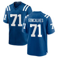 Kooe IN.Colts #71 Matt Goncalves Player Royal Home Game Stitched Jerseys