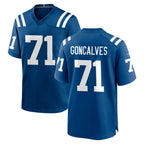 Kooe IN.Colts #71 Matt Goncalves Player Royal Home Game Stitched Jerseys