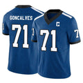 Kooe IN.Colts #71 Matt Goncalves Player Royal Limited Indiana Nights Alternate Vapor F.U.S.E. Home Game Stitched Jerseys