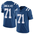 Kooe IN.Colts #71 Matt Goncalves Player Royal Limited Vapor Untouchable Home Game Stitched Jerseys