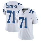 Kooe IN.Colts #71 Matt Goncalves Player White Limited Vapor Untouchable Home Game Stitched Jerseys
