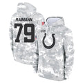 Kooe IN.Colts #79 Bernhard Raimann Player Arctic Camo Salute to Service Hoodies Limited Game Stitched Jerseys