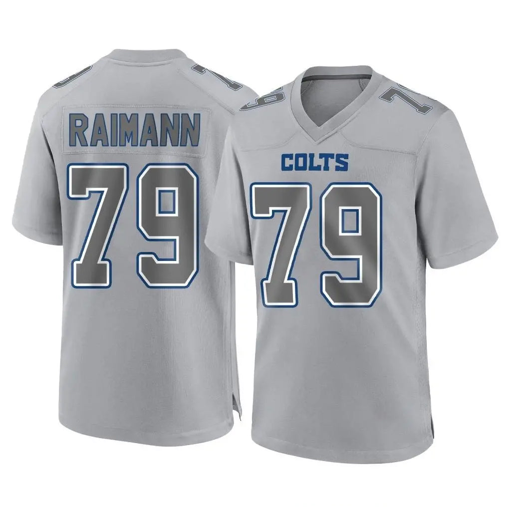 Kooe IN.Colts #79 Bernhard Raimann Player Gray Atmosphere Fashion Home Game Stitched Jerseys