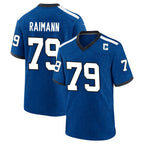 Kooe IN.Colts #79 Bernhard Raimann Player Royal Alternate Indiana Nights Home Game Stitched Jerseys