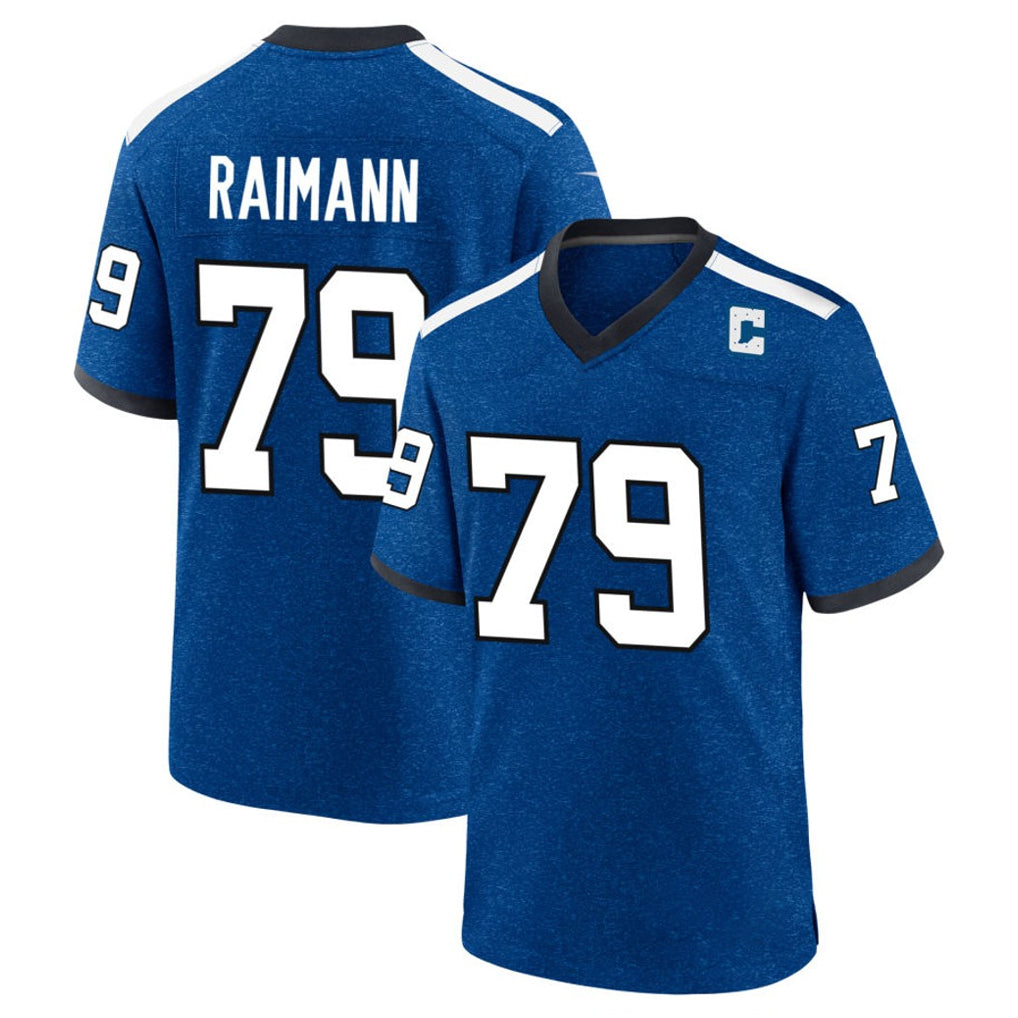 Kooe IN.Colts #79 Bernhard Raimann Player Royal Alternate Indiana Nights Home Game Stitched Jerseys
